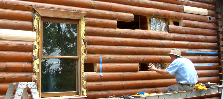Log Home Repair Chesterfield County, Virginia