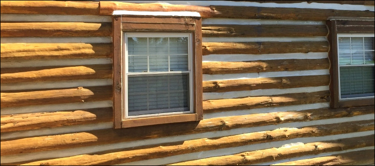 Log Home Whole Log Replacement  Moseley, Virginia