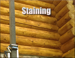  Chesterfield County, Virginia Log Home Staining